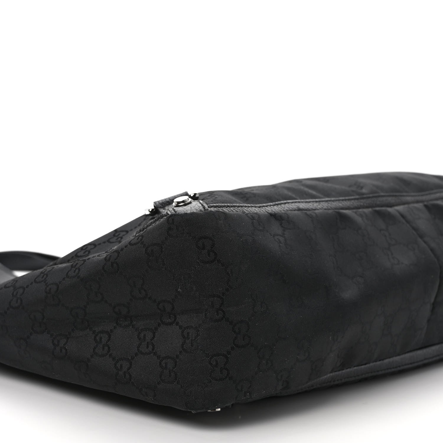 Gucci Nylon Monogram Large Abbey Tote Black 9 of 9