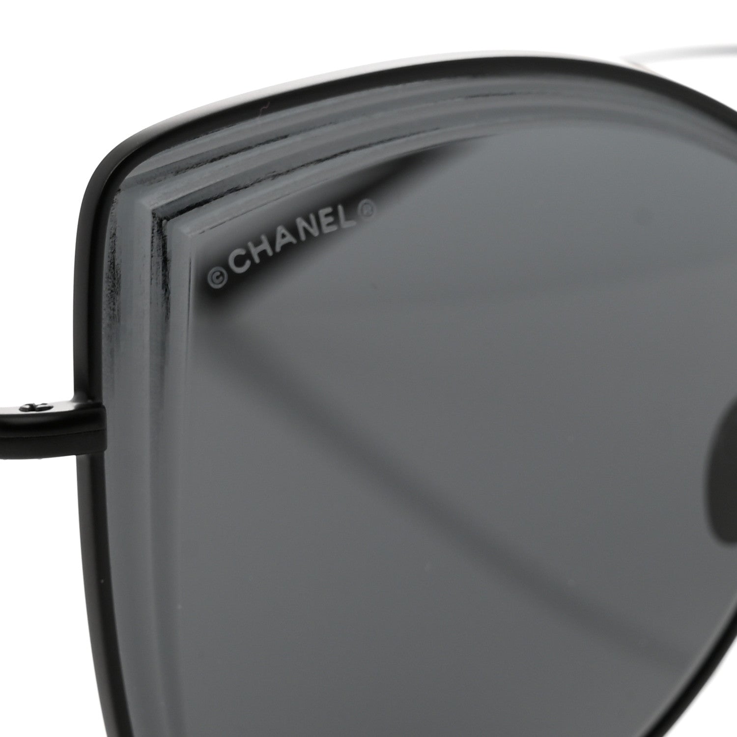 Chanel Metal Butterfly Sunglasses 4253 Black 7 of 9