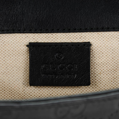 Gucci Guccissima Small Broadway Clutch Black 6 of 7