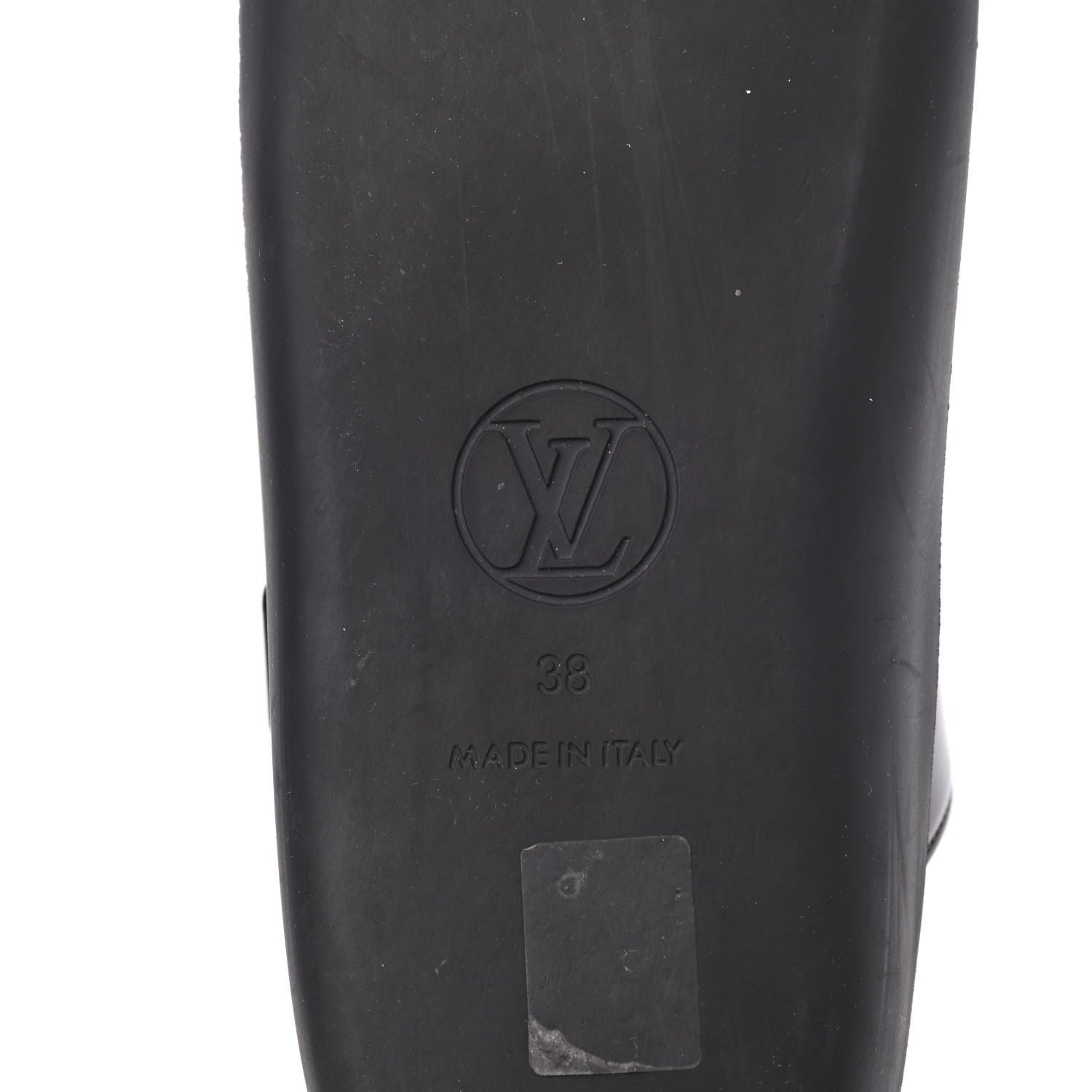 Louis Vuitton Monogram Sunbath Flat Mule Sandals 38 Black 7 of 14