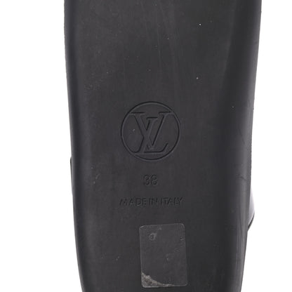 Louis Vuitton Monogram Sunbath Flat Mule Sandals 38 Black 7 of 14