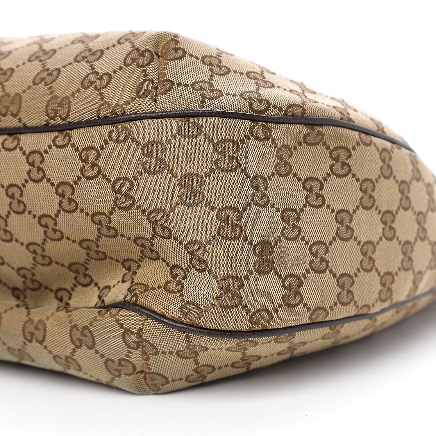 Gucci Monogram Large New Ladies Web Hobo Dark Brown 9 of 9