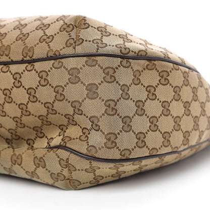 Gucci Monogram Large New Ladies Web Hobo Dark Brown 9 of 9
