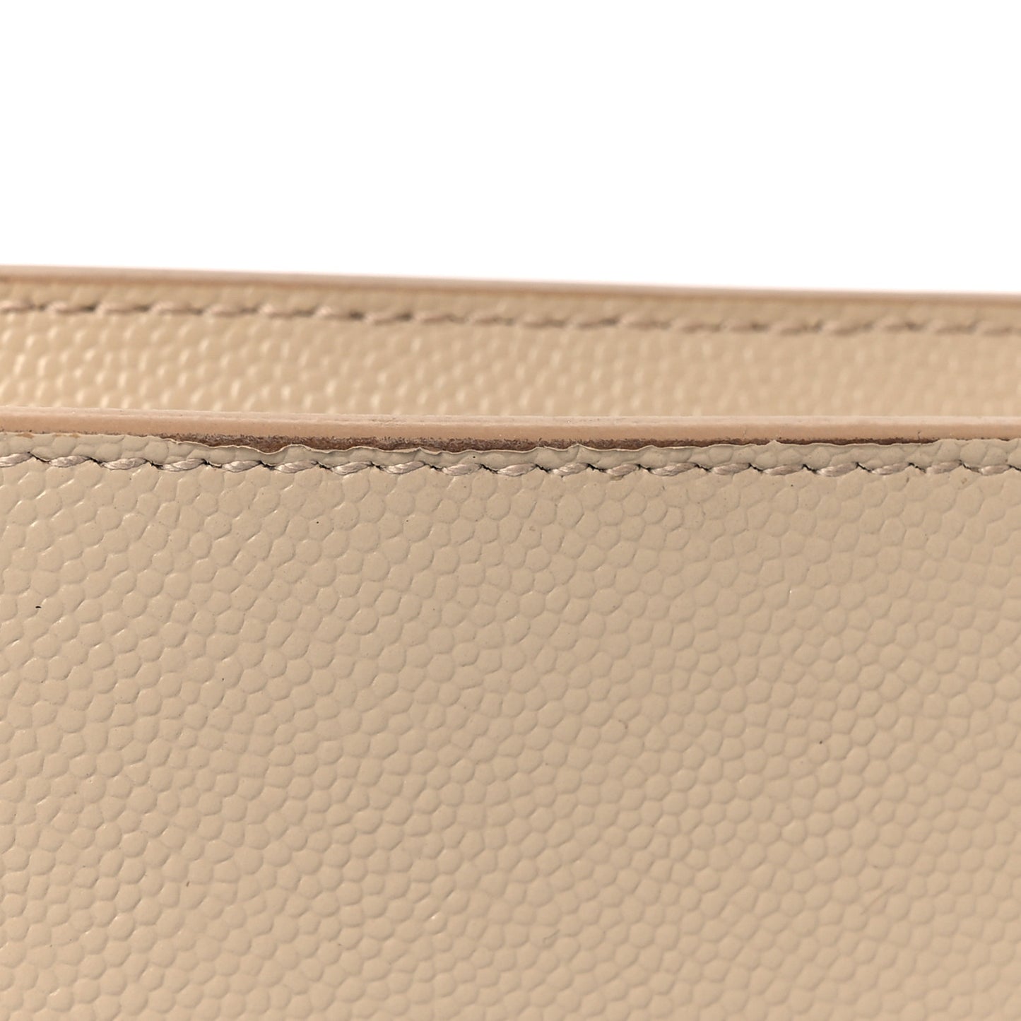 Grain De Poudre Classic Kate Monogram Clutch Dark Beige