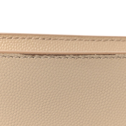 Saint Laurent Grain De Poudre Classic Kate Monogram Clutch Dark Beige 10 of 13