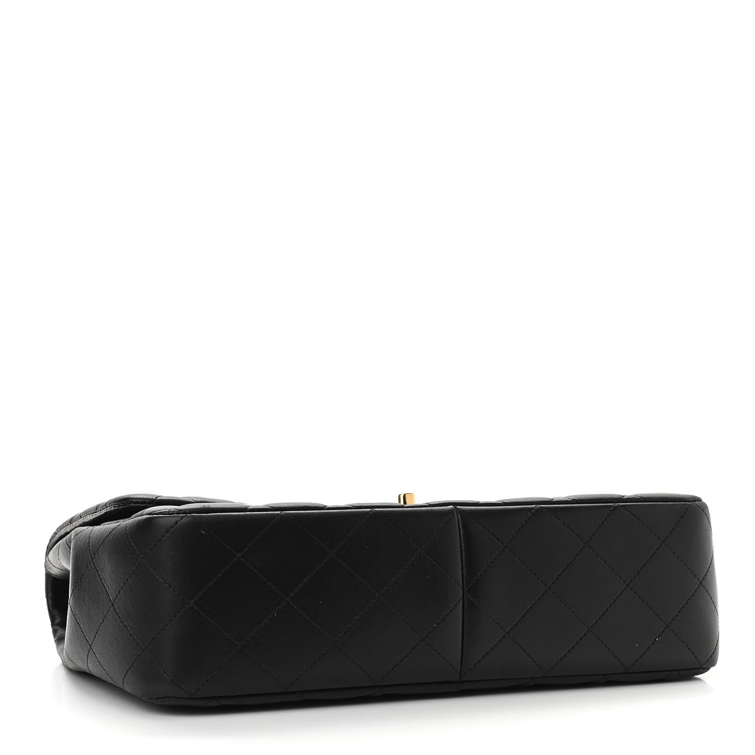 Chanel Lambskin Quilted Jumbo Single Flap Black 3 of 10