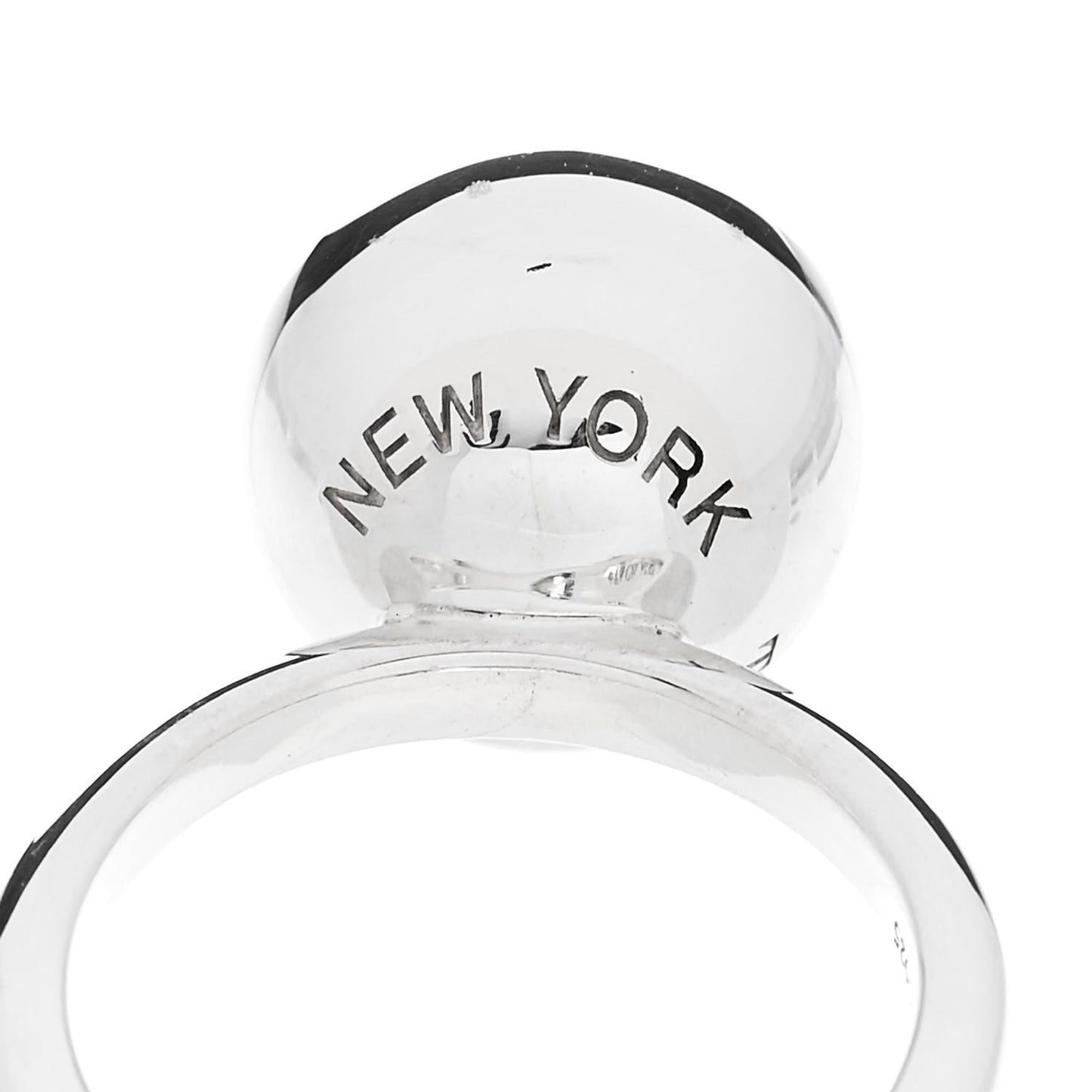 Sterling Silver 12mm Hardwear Ball Ring 47 4.25