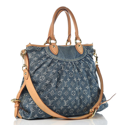 Louis Vuitton Denim Neo Cabby GM Blue 3 of 22
