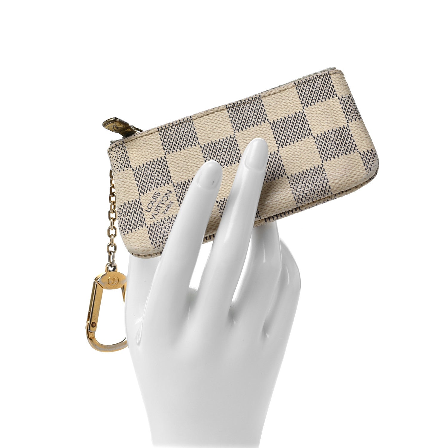 Louis Vuitton Damier Azur Key Pouch 2 of 8