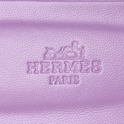 Hermes Ostrich Oran Sandals 38.5 Violet 7 of 9