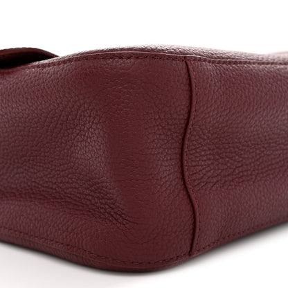 Chanel Grained Calfskin Small Souplissimo Maxi Flap Burgundy 9 of 11