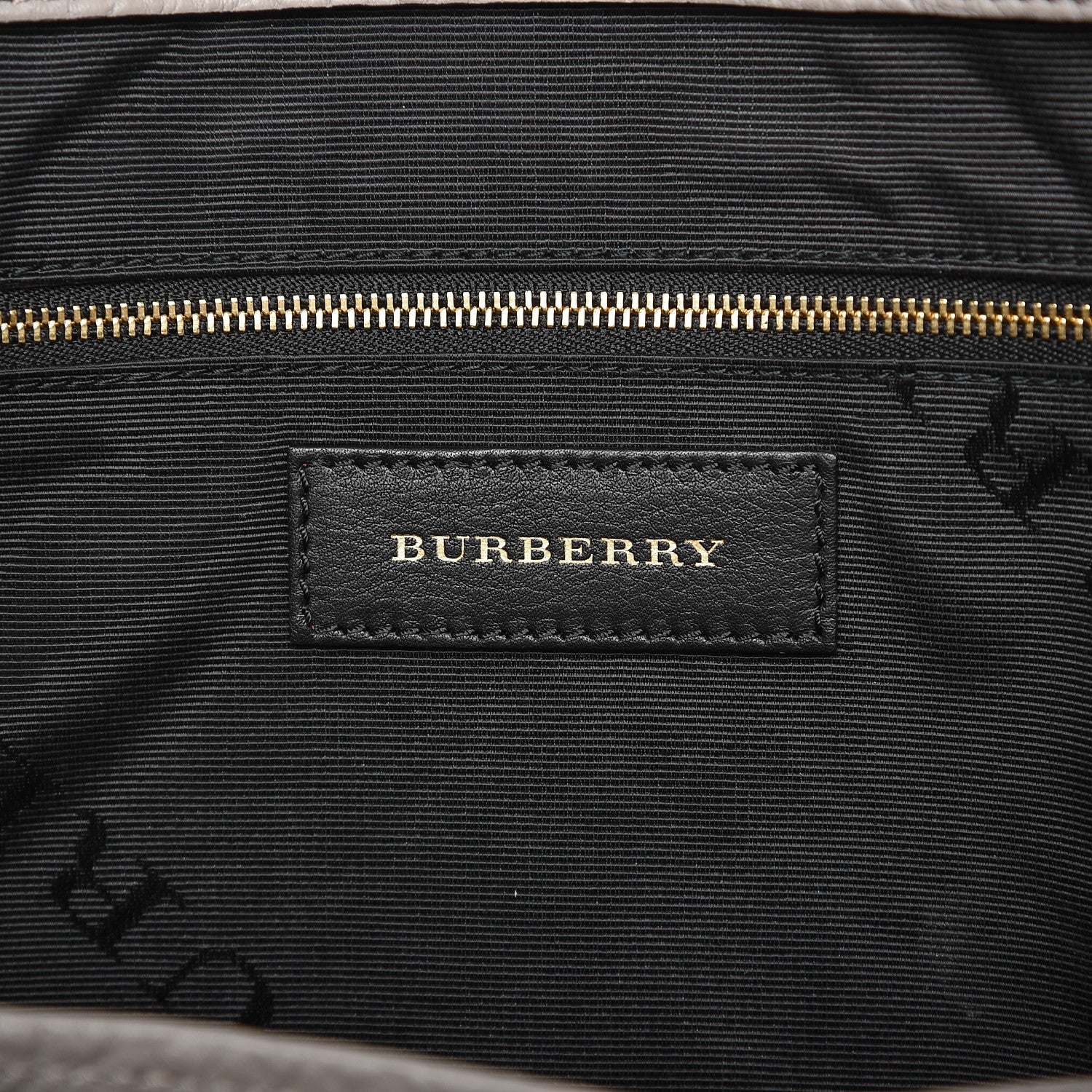 Burberry Heritage Grain Check Embossed Medium Dewsbury Tote Pale Grey 7 of 10