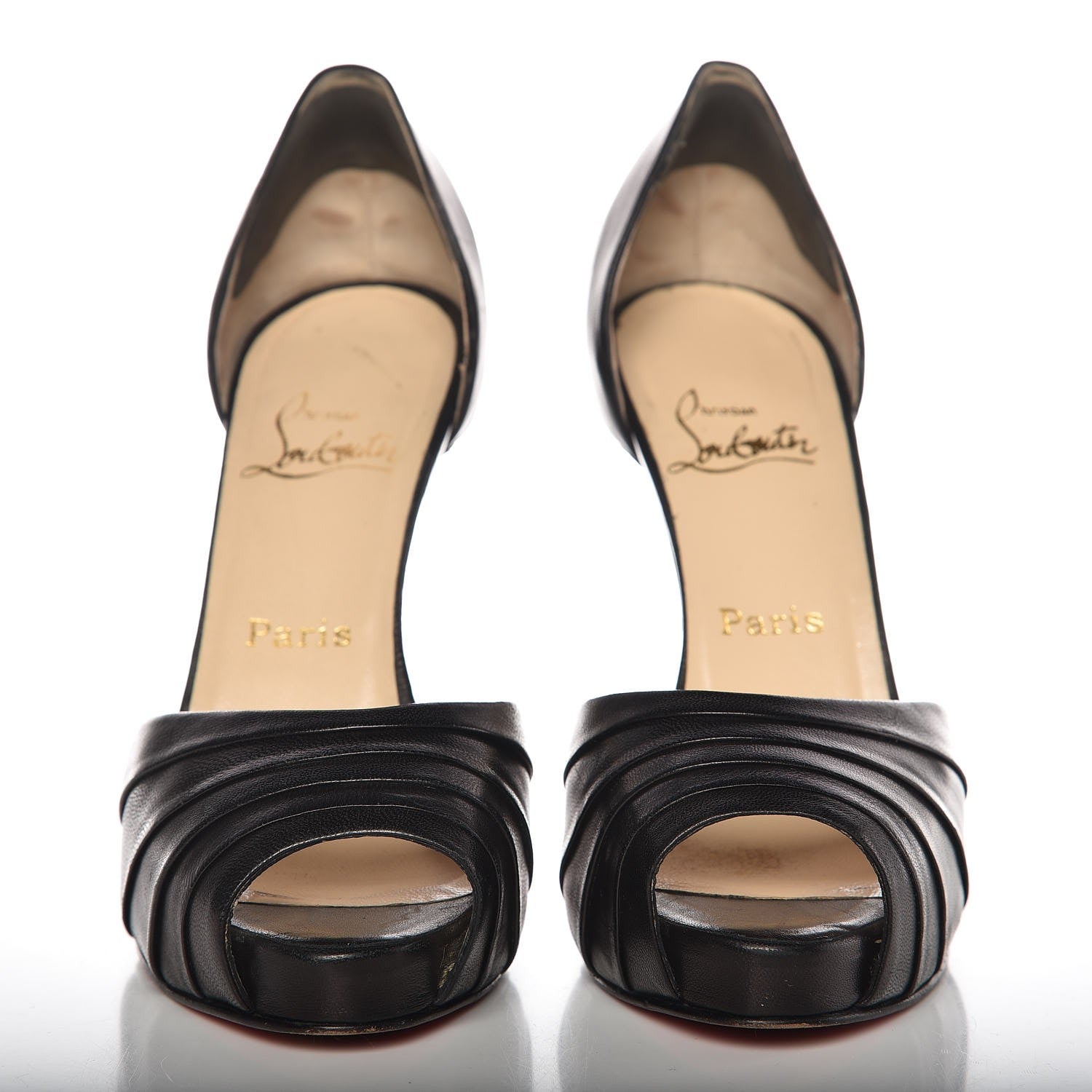Christian Louboutin Nappa Armadillo 120 Pumps 39 Black 2 of 13