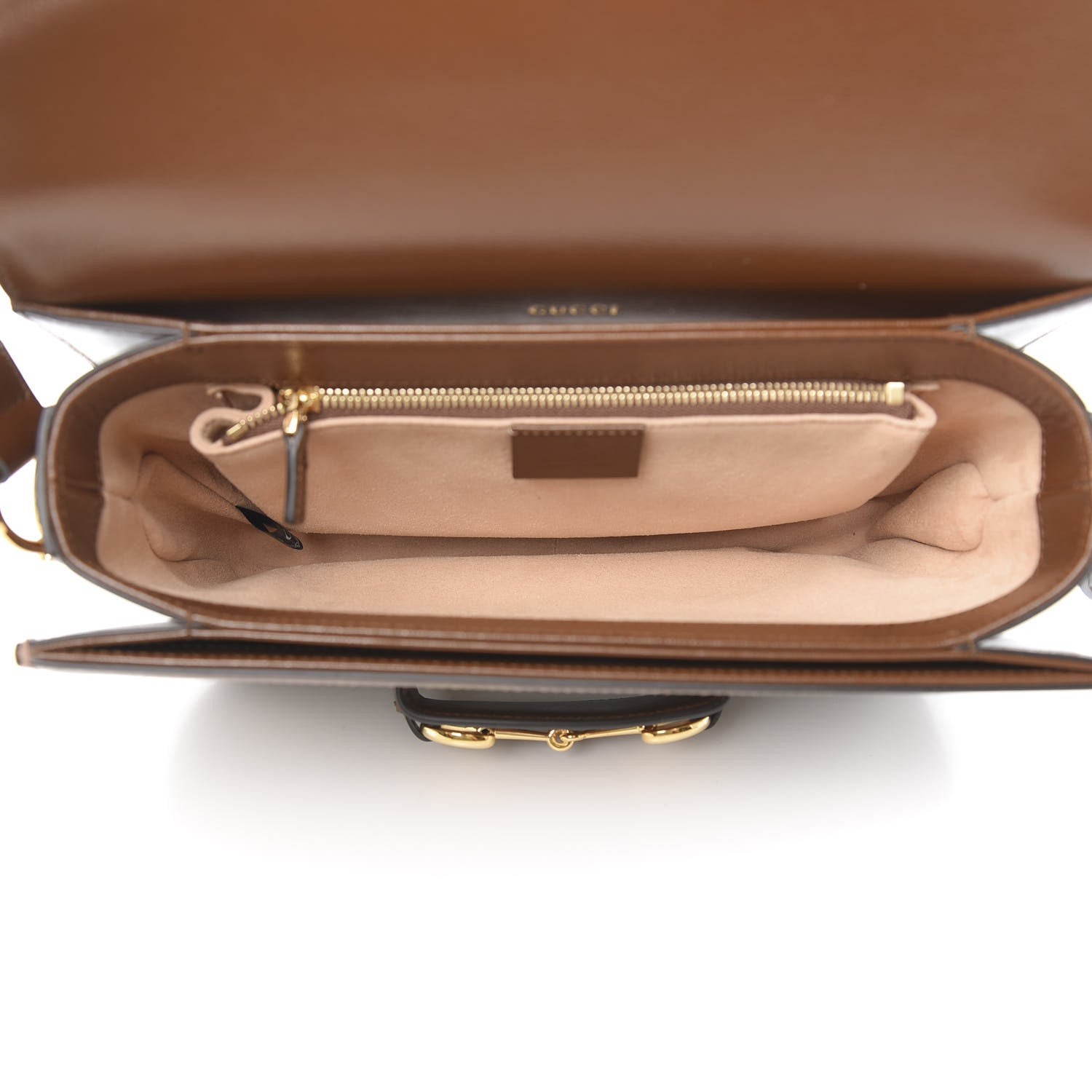 Gucci GG Supreme Monogram Horsebit 1955 Shoulder Bag Beige Brown Sugar 5 of 11