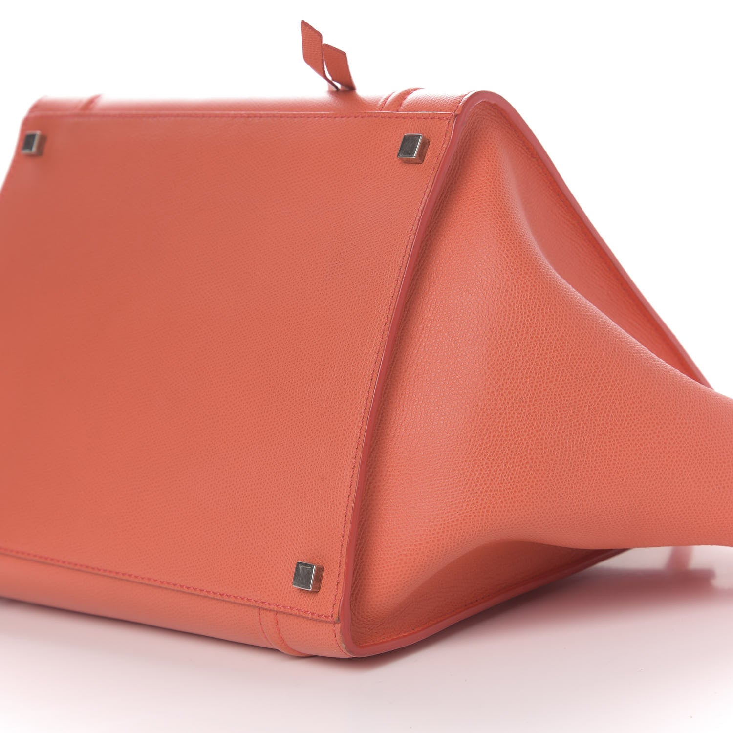 Celine Shiny Grained Calfskin Medium Phantom Luggage Coral 8 of 9