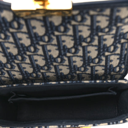 Christian Dior Oblique 30 Montaigne Box Bag Blue 5 of 12
