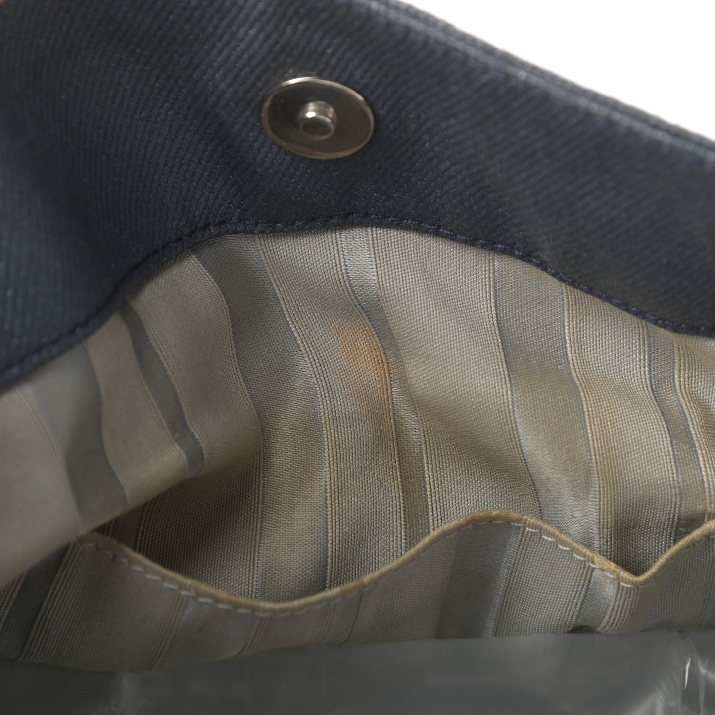 Denim Small CC Discus Tote Blue