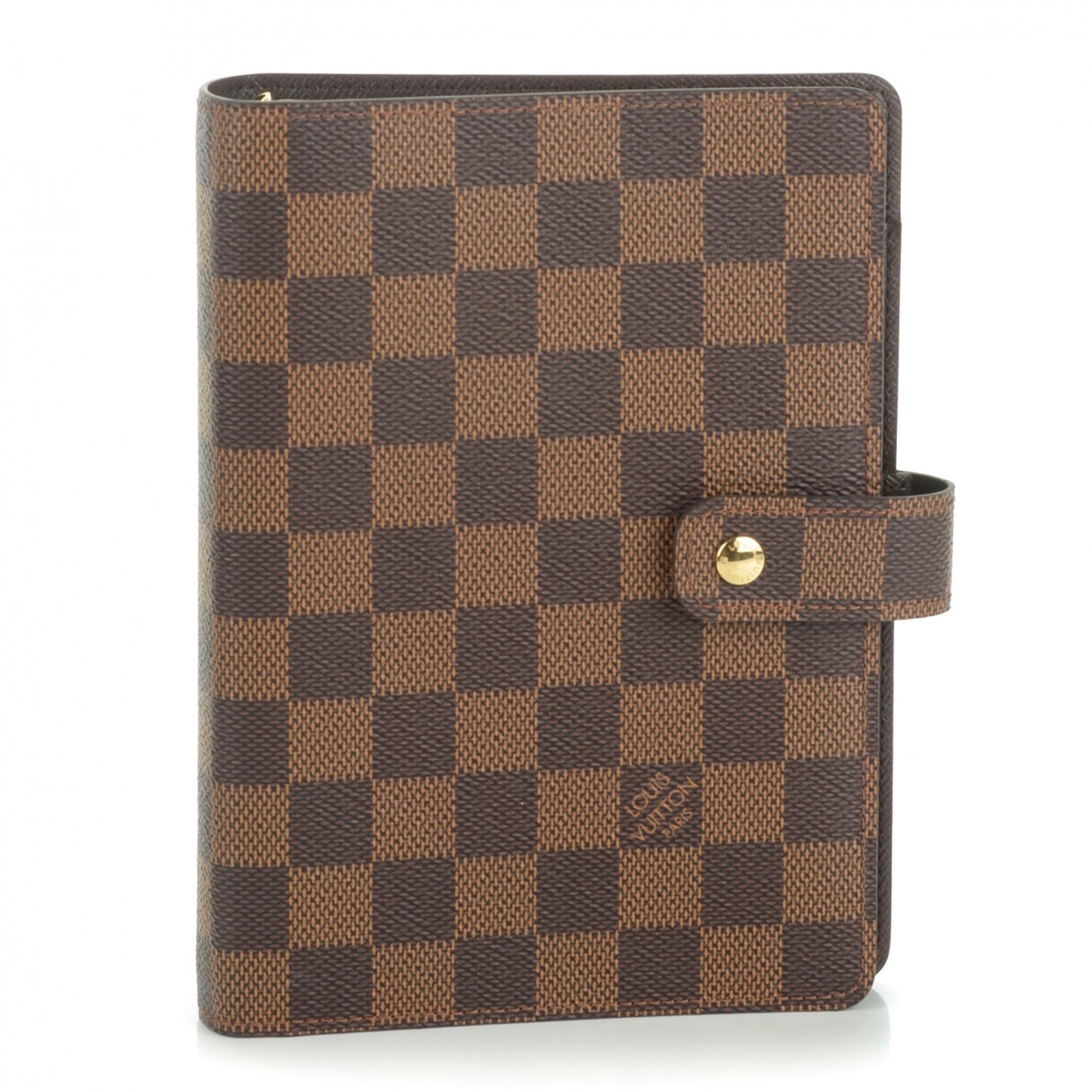Damier Ebene Medium Ring Agenda Cover