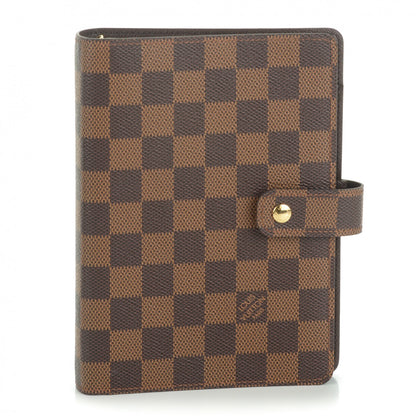 Louis Vuitton Damier Ebene Medium Ring Agenda Cover 1 of 7