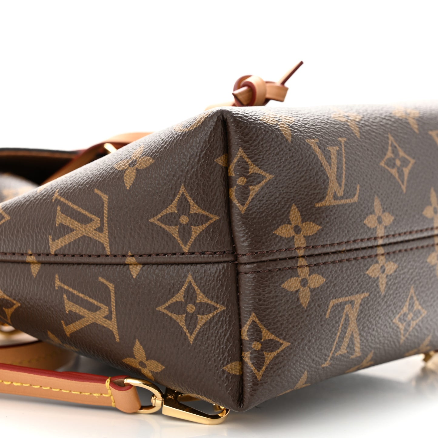LOUIS VUITTON Monogram Montsouris BB Backpack Natural