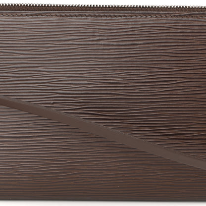 Louis Vuitton Epi Pochette Accessories 24 Moka 7 of 9
