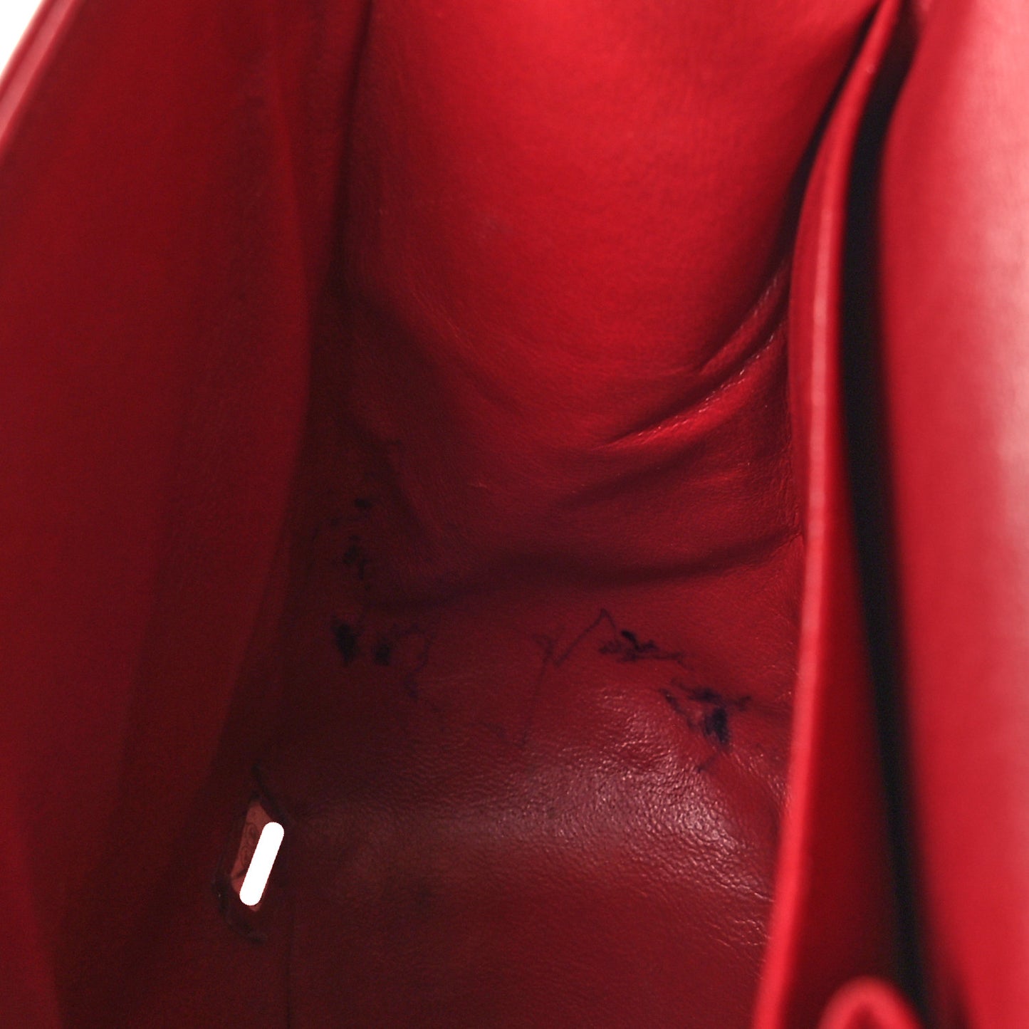 Caviar Quilted Jumbo Double Flap Red