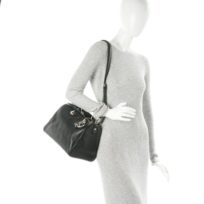 Christian Dior Smooth Deerskin Granville Polochon Black 2 of 8