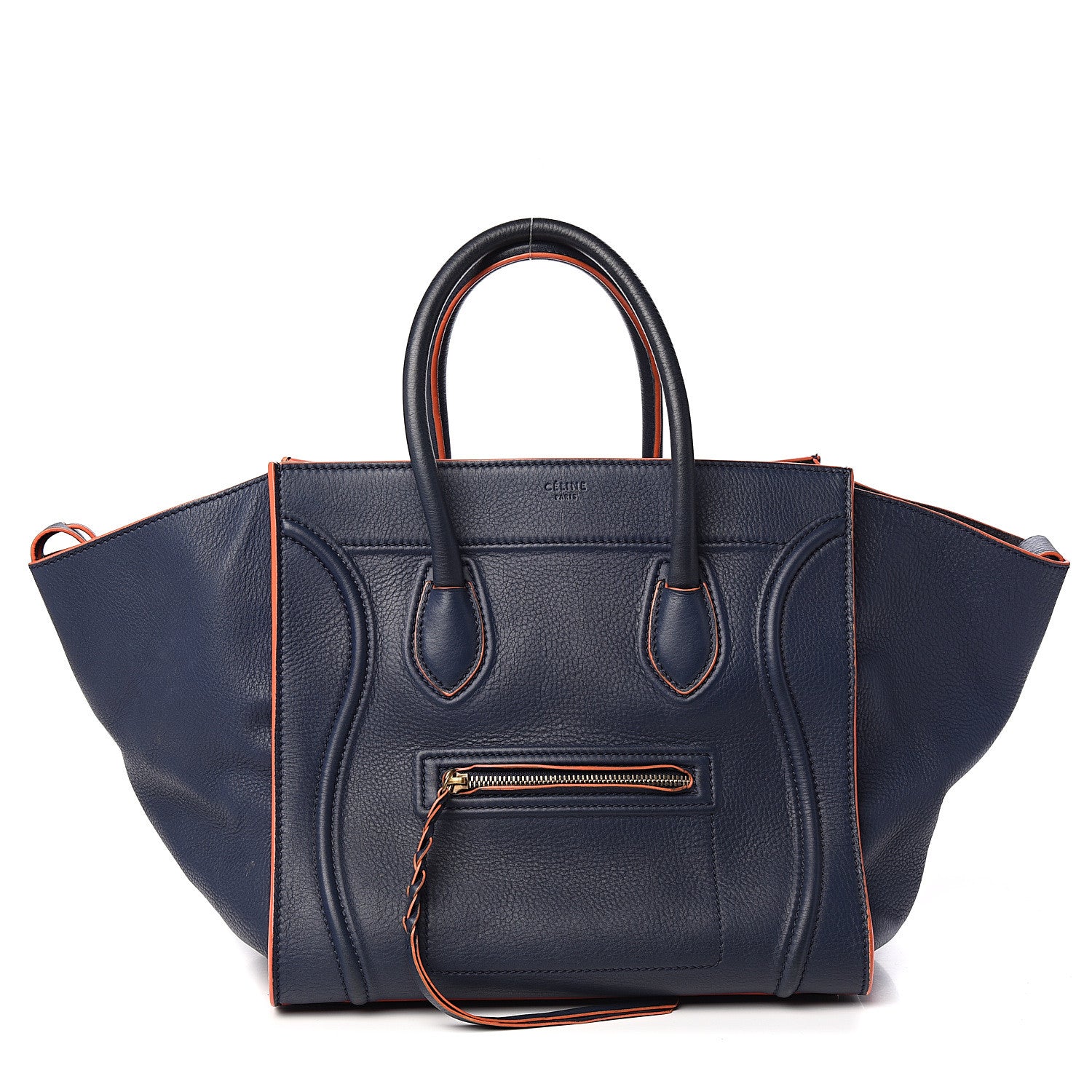 Celine Supple Calfskin Small Phantom Luggage Midnight 1 of 9