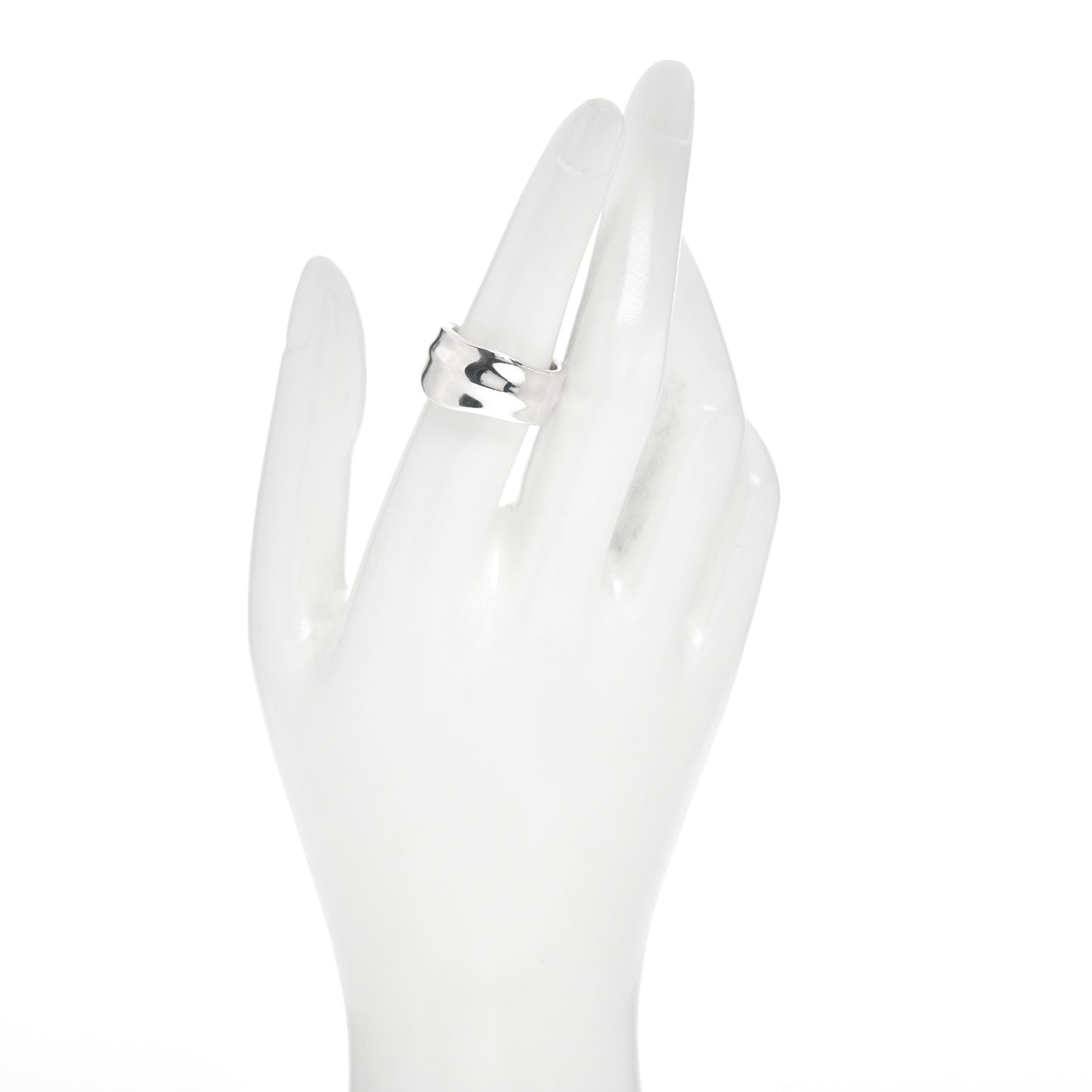 Sterling Silver Nature Leaf Ring 53 6.5