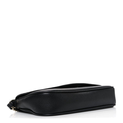Gucci Pebbled Calfskin Medium Soho Flap Crossbody Black 3 of 10