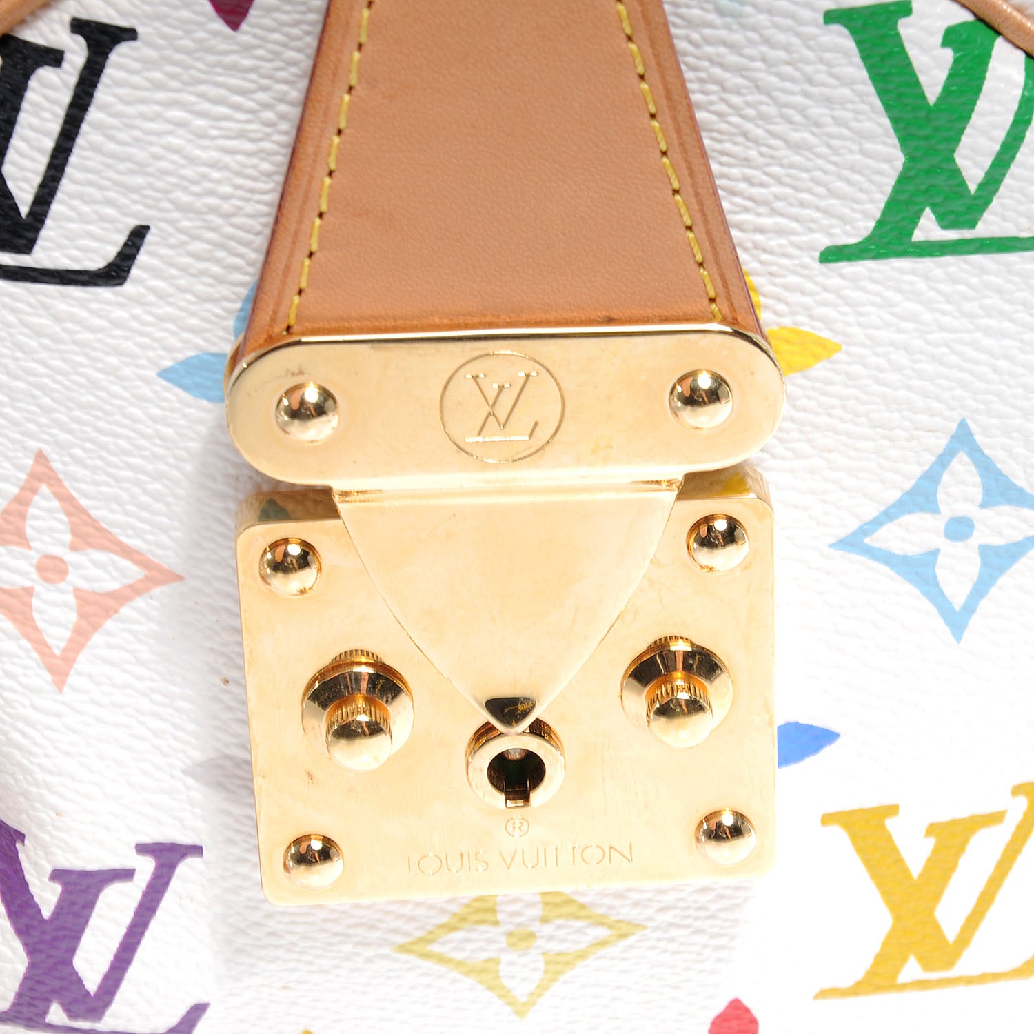 Louis Vuitton Monogram Multicolor Speedy 30 White 9 of 11