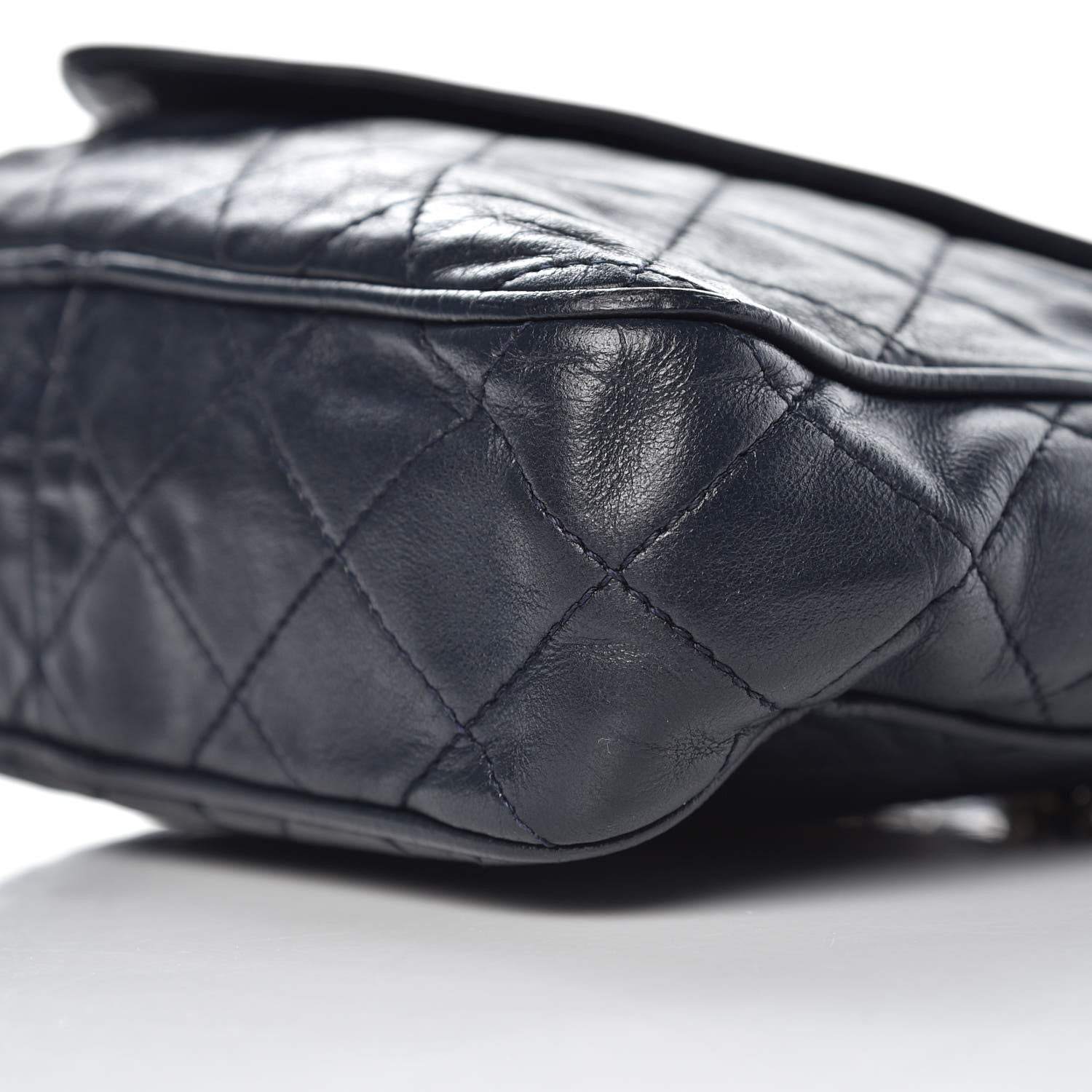 Chanel Lambskin Quilted CC Tassel Camera Case Blue 11 of 11