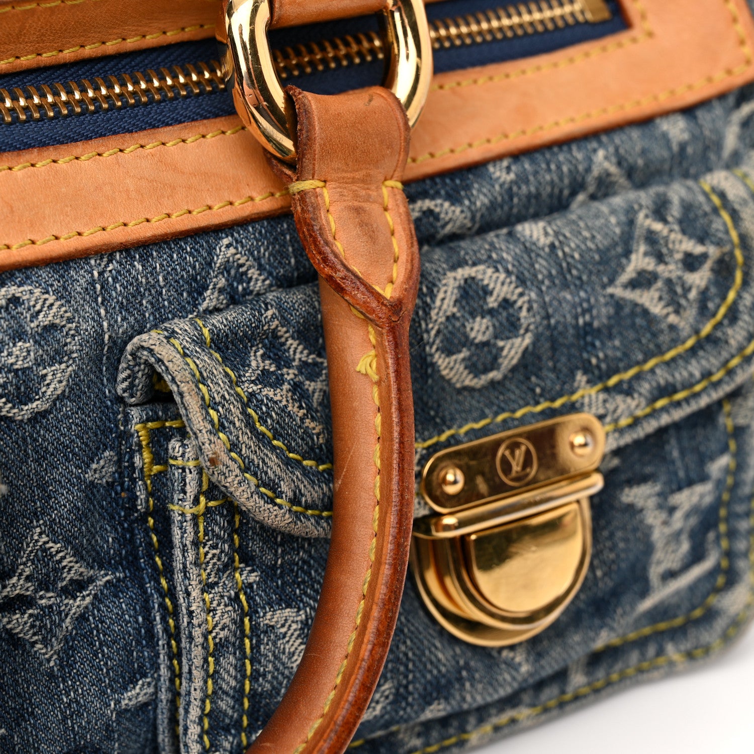 Louis Vuitton Monogram Denim Neo Speedy Blue 19 of 21