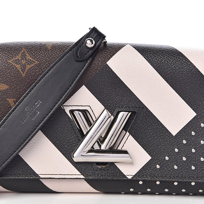 Louis Vuitton Calfskin Monogram Twist Chain Wallet 7 of 9