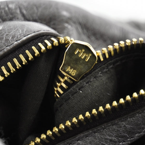 Miu Miu Leather Matelasse Lux Bauletto Aperto Grey 10 of 11