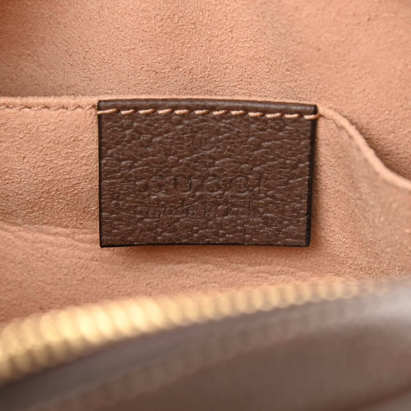GG Supreme Monogram Web Mini Ophidia Shoulder Bag Brown