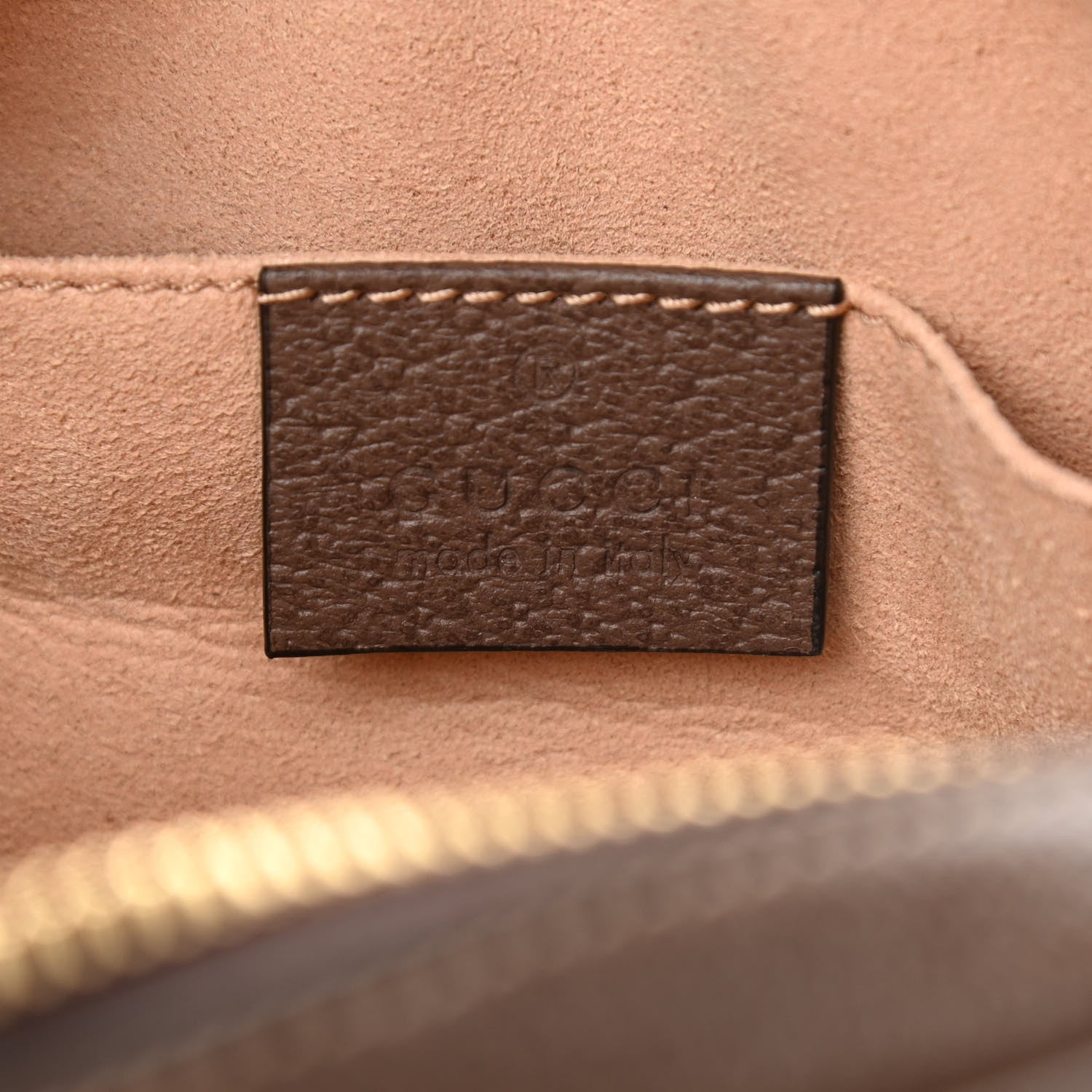 Gucci GG Supreme Monogram Web Mini Ophidia Shoulder Bag Brown 6 of 11