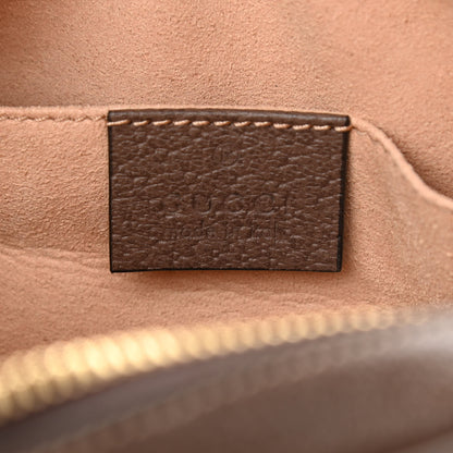 Gucci GG Supreme Monogram Web Mini Ophidia Shoulder Bag Brown 6 of 11