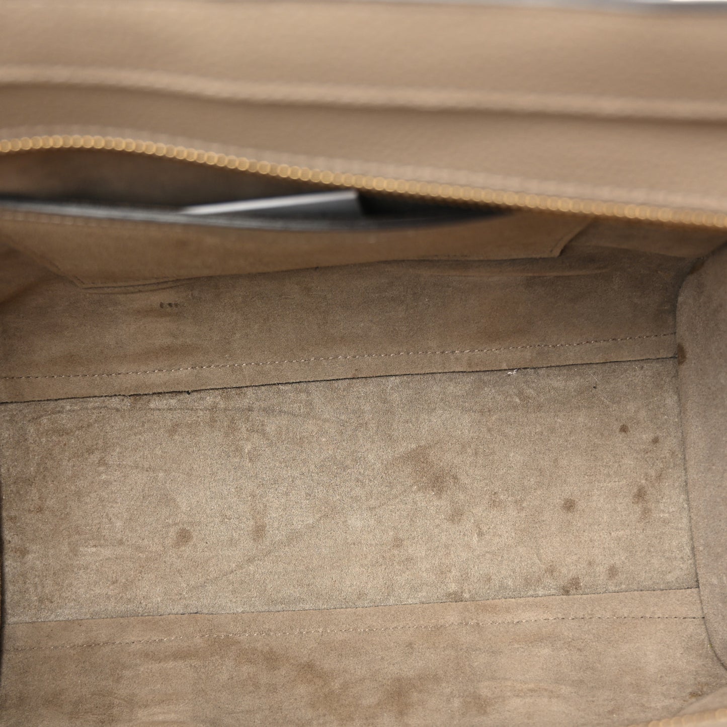 Micro Classic Grain Small Zipped Bayswater Solid Grey