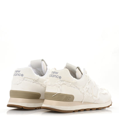 Miu Miu X NEW BALANCE Denim 574 Sneakers 37 White 5 of 10