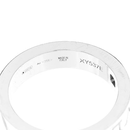 Bulgari 18K White Gold Diamond B.Zero1 Essential Band Ring 49 4.75 4 of 5