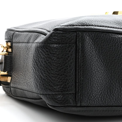 Marc Jacobs Supple Natural Grain Calfskin The Softshot 27 Bag Black 9 of 10
