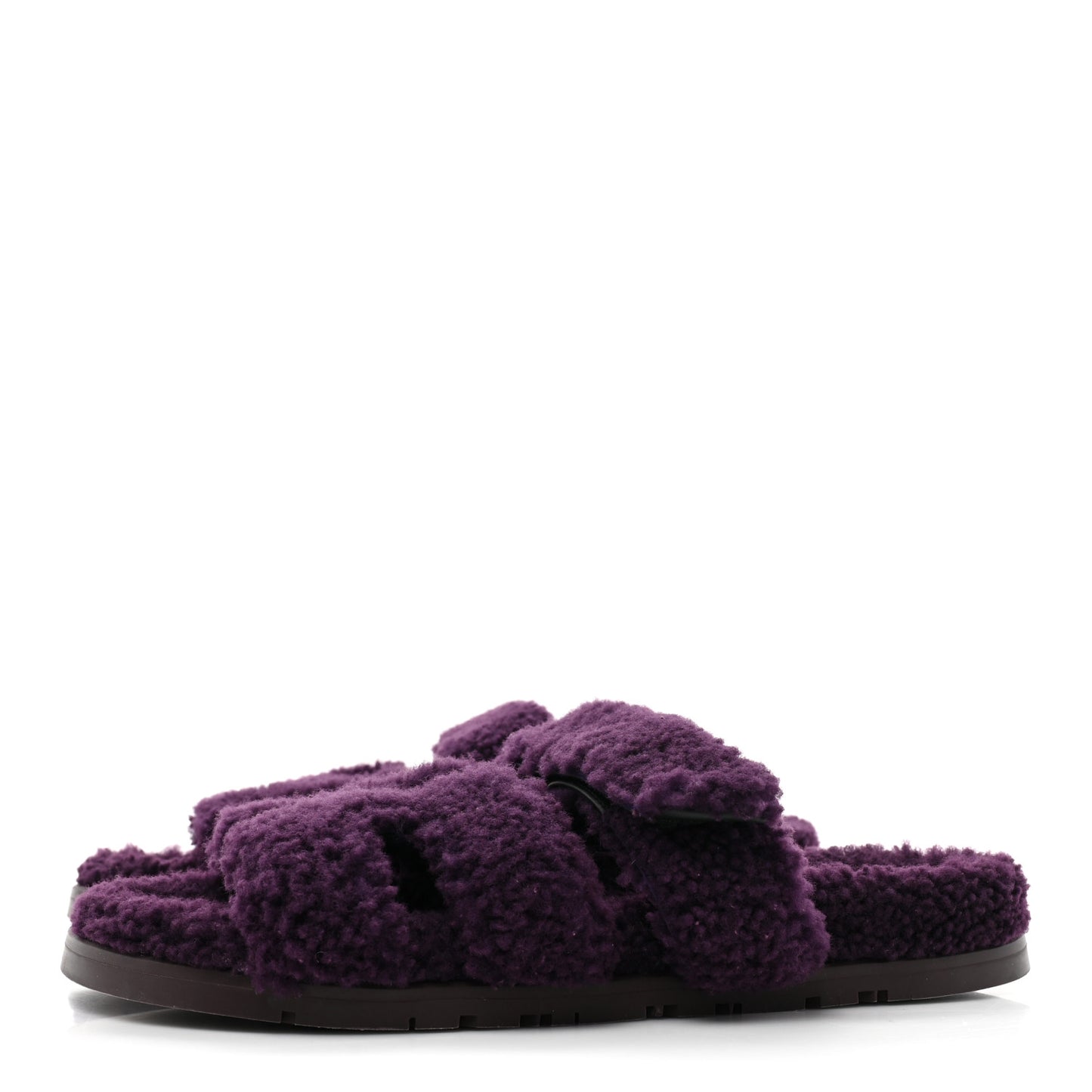 Woolskin Womens Chypre Sandals 38.5 Violet Fonce