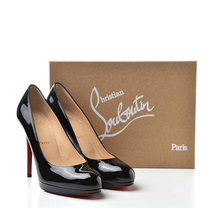 Christian Louboutin Patent New Simple 120 Pumps 39 Black 8 of 8