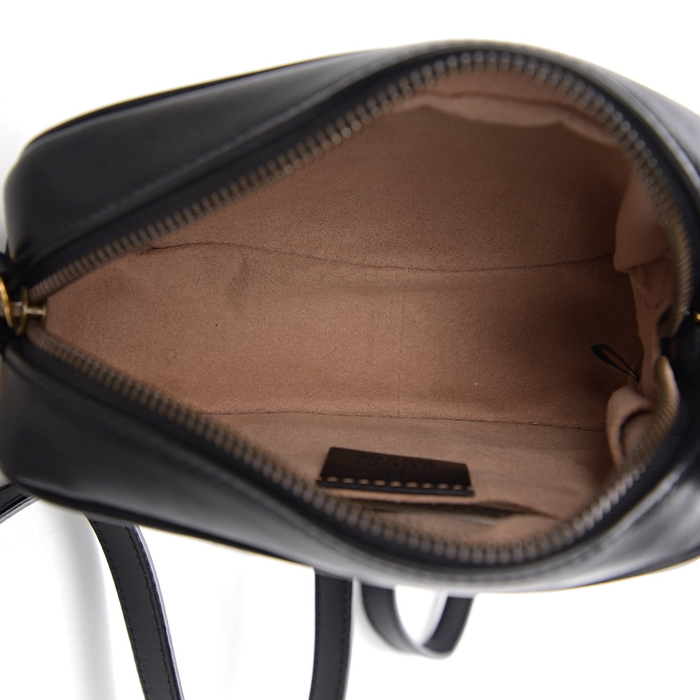 Calfskin Matelasse Mini GG Marmont Chain Shoulder Bag Black