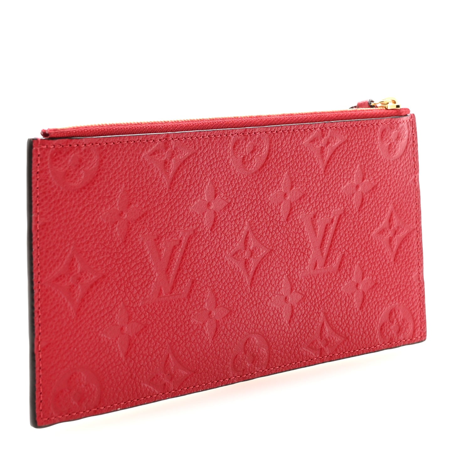 Empreinte Felicie Chain Wallet Zippered Insert Scarlet