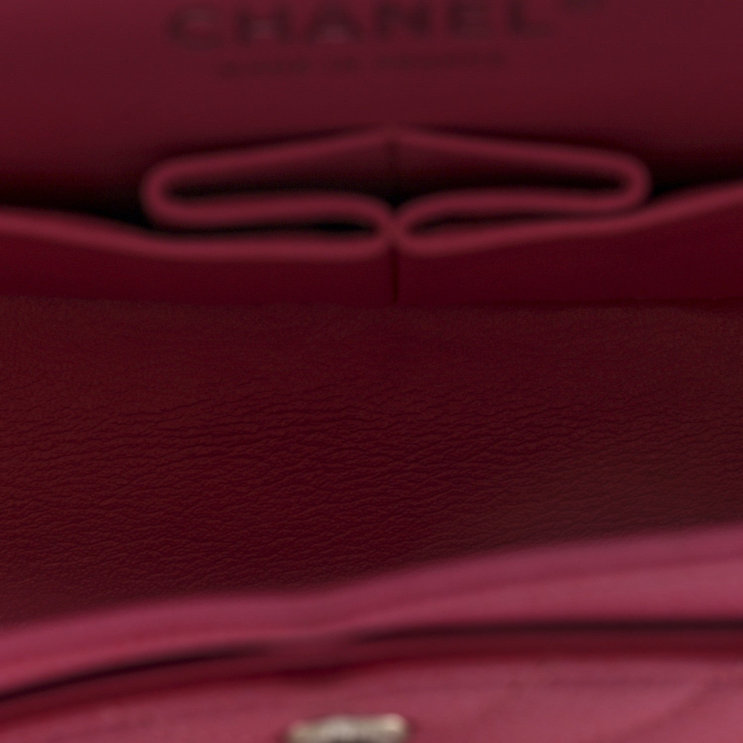 Chanel Caviar Chevron Quilted Medium Double Flap Pink 5 of 10