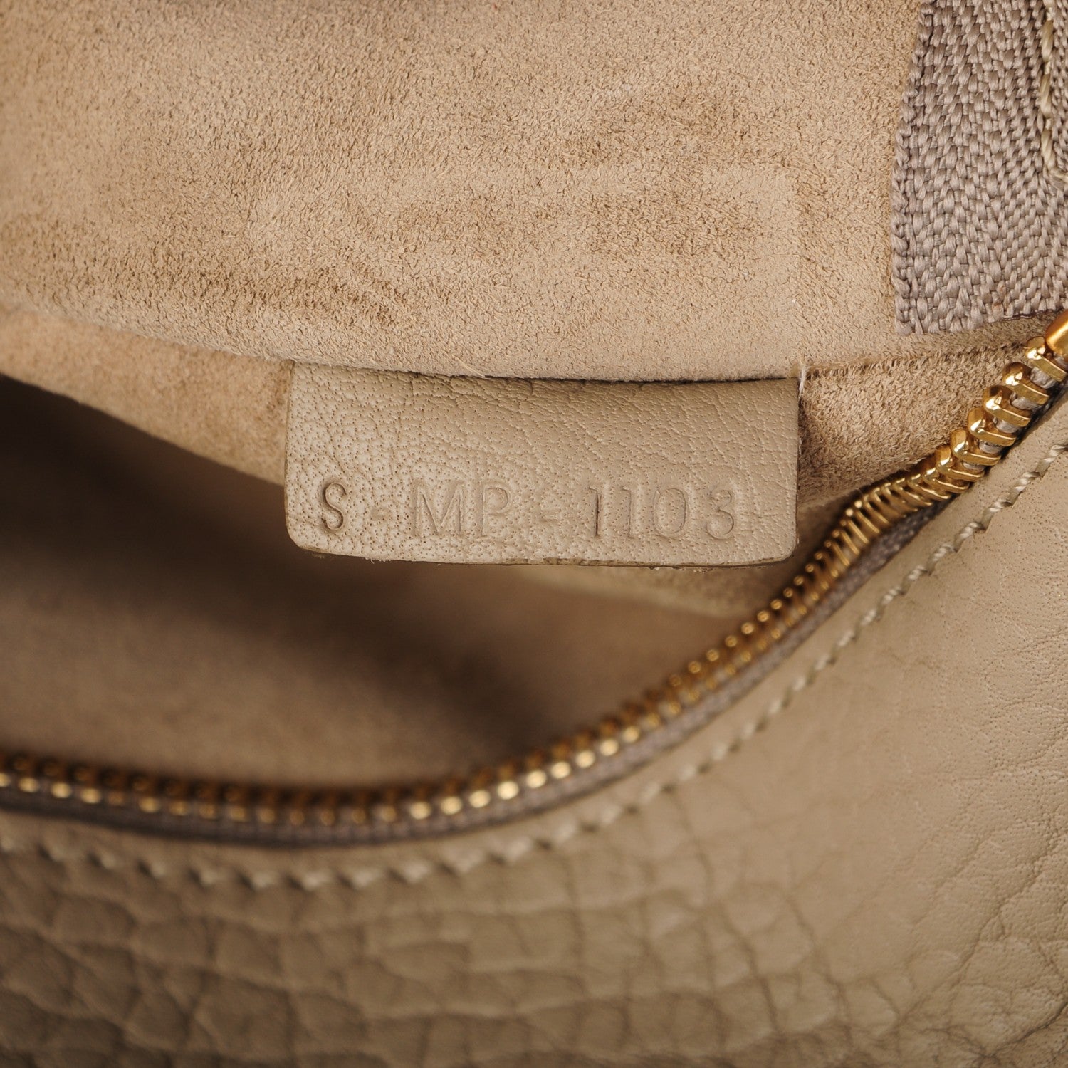 Celine Crisped Calfskin Small Tie Knot Tote Light Taupe 8 of 8