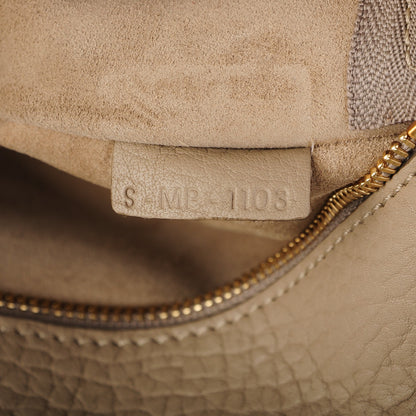 Celine Crisped Calfskin Small Tie Knot Tote Light Taupe 8 of 8