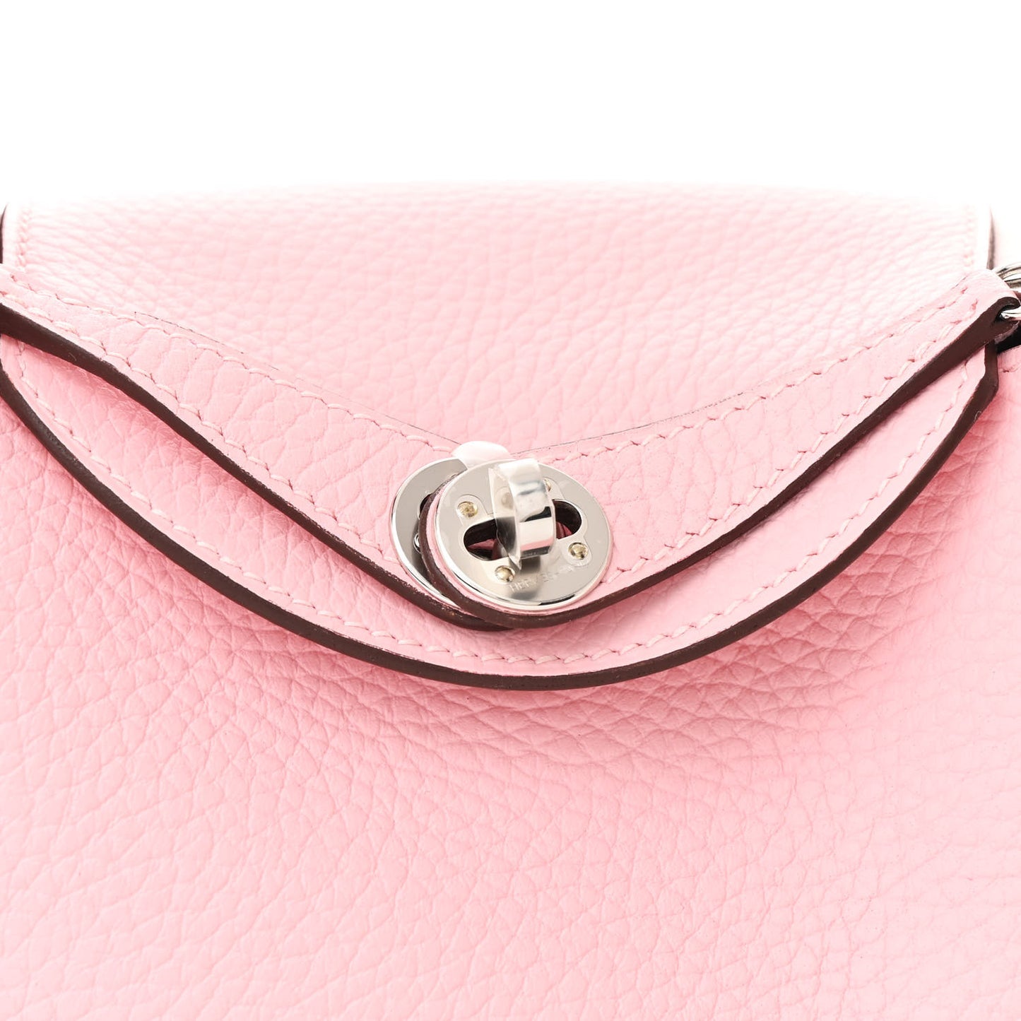Taurillon Clemence Verso Mini Lindy 20 Rose Sakura Gris Perle